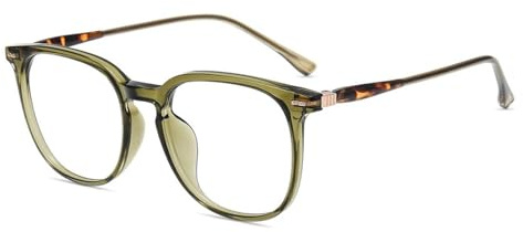 Firmoo Blaulichtfilter Brille ohne Sehstärke Damen Herren TR90 | Übergroß Brille mit Blaulichtfilter Blockieren Blaue Licht von PC Gaming, TV und Handy Runder Rahmen Computerbrille