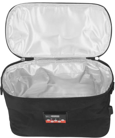 Xiuganpo Chauffe-plats de Voiture Portable, Four Portatif 12V, Boîte à Déjeuner Portative de Réchauffeur de Nourriture de Température Réglable, Chauffe-plats à ondes pour Réchauffer