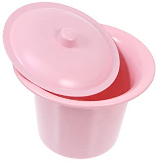 ORFOFE Plastik Bettpfanne Mit Deckel Urinal-eimer Für Junge Mädchen Und Senioren Tiefer Napf Spritzfrei Leicht Kompakt Und Hygienisch Tragbar Für Hause Und Reisen Farben Zufällig