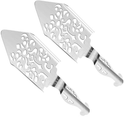 SHOWERORO 4sets Stainless Steel Absinthe Dripper Fountain Cup for Bar Home Absinthe Spoon Party Accessory 2pcs*4