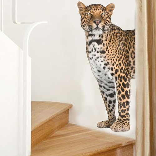 Wandtattoo Leopard Wandsticker Wanddeko für Wohnzimmer Schlafzimmer Sofa Hintergrund,Wandaufkleber Kinderzimmer Mädchen und Jungs,Wandaufkleber Diy