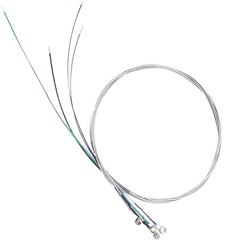 HunicandIU Juego de cuerdas para viola,Juego completo de cuerdas para viola - Juego completo de 4 cuerdas para instrumento de viola,Pieza de repuesto de cuerdas de viola reforzadas de ajuste preciso