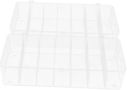 DIYEAH 2piezas Caja De Almacenamiento Transparente Con Tapa Para Bolsitas De Té y Soporte Para Cápsulas De Café Organizador De Condimentos Para Encimera De Cocina y Oficina