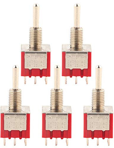 MTS-303 Mini interruttore a levetta 3PDT 9 pin 3 posizioni ON OFF interruttore a levetta movimento manuale valvola per valvola meccanica