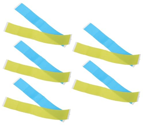 VICASKY 10pcs Flexible Fabric Bandages for Finger Wounds Adhesive Breathable Patch Bandages Skin Wound Dressing for Boys and Girls Family Box