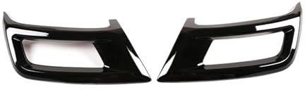 MEIZIYU Exhaust Pipe Tail Throat Cover Sticker, Fit For LandRover, Discovery Sport 2020-2022 ABS Black Car Interior Accessories Trim Frame Tailpipe Muffler Cover(Black)