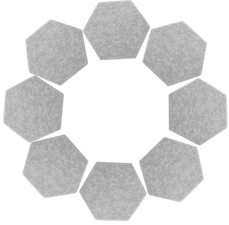CLISPEED 12pcs Acoustic Wall Panels Soundproof Mat for Home Studio Sound Insulation Material Design for Ktv and Recording Rooms