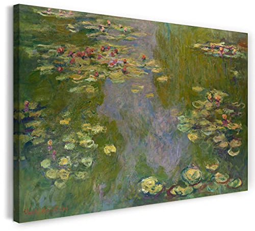 Printed Paintings Leinwand (120x80cm): Claude Monet - Seerosen (1919)