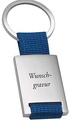 Schlüsselanhänger Personalisiert mit Gravur | Beidseitige Gravur möglich | Erhältlich in Schwarz, Blau und Rot | Wunschgravur | Geschenk zu Weihnachten für Mama Papa | 8,5x3,5cm