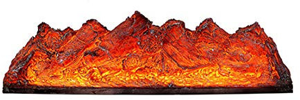 Inserto Elettrico per Camino con Effetto Fiamma, Caminetti Elettrici Nucleo di Carbonio Nudo Nuclei per Camino Elettrici Ornamentali Decorativi, Multi-Size,Td03