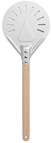 ＪＳＳＥＶＮ 9Inch Pizza Peel Paddle Aluminum Pizza Paddle for Baking Homemade Pizza Bread Pizza Paddle with Foldable Handle