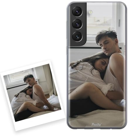 Pevita Personalisierte Hülle für Samsung Galaxy S22 mit Foto
