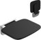 Heuffe Ultradünner Ergonomischer Klapp-Duschsitz Wandmontage - 160kg Schwerlast, Anti-Rutsch Bade-Hocker für Senioren & Behinderte, Schwarz