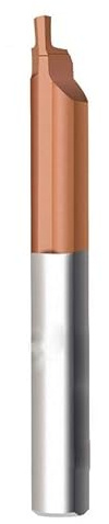 Fresa de ranurado frontal MFR, cortador de torno de carburo recubierto, Mini herramienta de tungsteno de turing interno, corte de agujero pequeño, 1 ud.(MFR-5B1.0-L22)