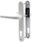 uPVC Door Handle 92mm PZ Sprung Pair for PVC and Composite Doors White 210mm Fixing Centres