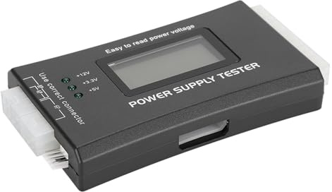 Computer ATX Power Supply Tester, Computer Host Inspection and Maintenance Tester Tool with LCD Display, Computer Power Supply Tester