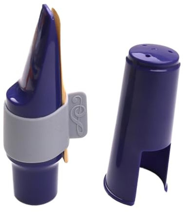 Saxophon-Mundstück mit Deckel, Spielmundstück für Tenorsaxophon, Outdoor, tragbares Musikinstrument, Lernhilfe für Musik, Klassenzimmer, Bühne