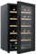 Générique Cave à Vin de Service Noire – 15 Bouteilles – Température 6-14°C – Double Vitrage – Étagères en Bois – LED