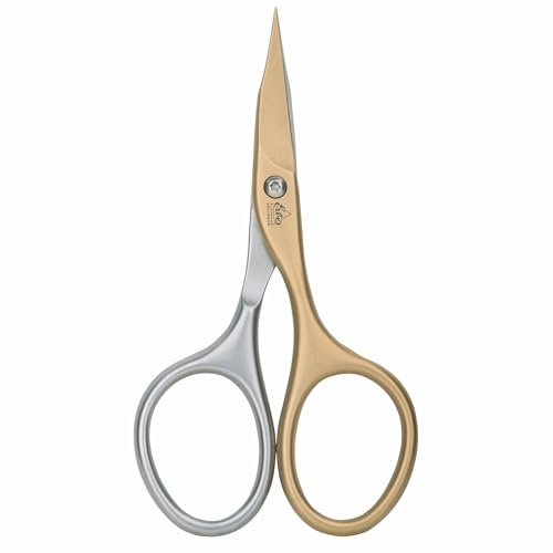 ERBE Premium Nagelschere, Selbstschärfend, Rostfrei, 9 cm, Gold/Silber, Professionelle Maniküre