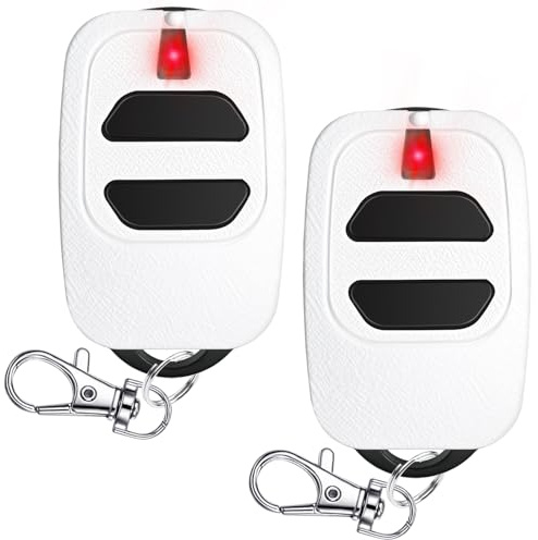 Mando a distancia para puerta de garaje de 433,92 MHz, 2 unidades, control remoto para puerta de garaje, 2 canales, compatible con GTI2/4, GT2/4, Mio TR2/4, Mio TR2N/4N, control remoto de puerta