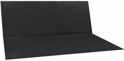Funda de Balancín de Jardín de Tela Oxford 600D Impermeable, Asiento para Columpio, Ligero Fácil de Limpiar Tela, para Columpio de 2 y 3 Plazas(Black,54*20*20in/138*50*50cm)