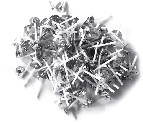Watreketal 200 Pre -cerati E A Forma Brandeli Cotone con Base in Metallo per Base Tealight Profumata Che Producono Artigianato.