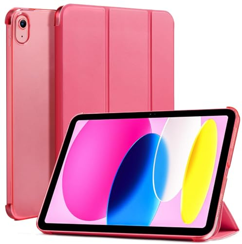 CoBak Case for for iPad A16 11th Gen 11 /10th Gen 10.9 | For 2025/2022 Model, Trifold Stand, Auto Wake/Sleep, Raspberry