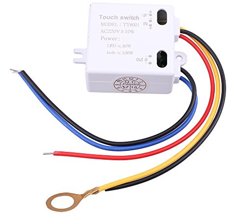 AC 220V On Off Touch Switch Table Dimmer Brightness Adjust Switch for Energy Saving Light Table Lamp