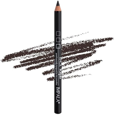 IMPALA Kohl Eyeliner 82 Braun wasserfest – präzise Linien und intensive Augen – cremige Textur – langanhaltendes Augen Make-up