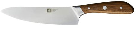 Richardson Sheffield SCANDI Kochmesser | MOV Klingenstahl | Nietengriff Eschenholz | ausgewogene Balance | Küchenmesser scharf | Kochmesser Profi Messer | Obstmesser & Gemüsemesser | 20 cm Klinge