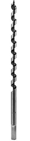 QWORK Holzspiralbohrer, Holzbohrer, Ø 16mm, Gesamtlänge 300mm, 1 Stück