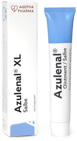 Azulenal Salbe mit Guajazulen – entzündungshemmende Creme bei Hautirritationen, Juckreiz - auch bei Hämorrhoiden, Analfissuren – lindert Rötungen, Brennen, Schmerzen und Spannungsgefühle (50 g)