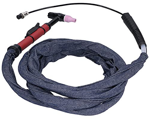 Kit torcia per saldatore TIG, set pistola per saldatura ad arco di argon Cavo flessibile integrato da 3,7 metri con copertura protettiva in tessuto per l'industria per QQ150
