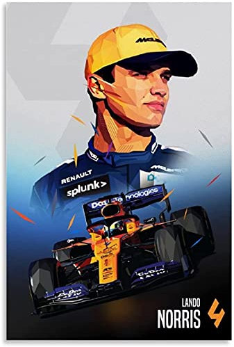 500 Teile Puzzle Lando Norris Talent F1 Race Driver Art Poster Holz Puzzle Erwachsene Stress Freisetzung Spiel 500 Piece 20.4x15inch(52x38cm) Kein Rahmen