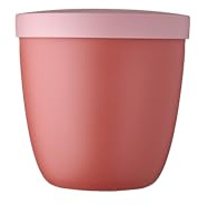 Mepal - Snackbox Ellipse - Lebensmittelbehälter zum Aufbewahren und Transportieren von Snacks - geeignet für Gefrierschrank, Mikrowelle & Spülmaschine - 500 ml - Vivid Mauve
