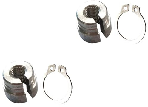 jojofuny 4 Stück Aluminium cable sleeve Throttle cable bushing Silver cable sleeve Zubehör Colodol Silber gesleevte Kabel Kabelmantel Kabelliner Wagen Aluminiumkabel Gehäuse Jacke
