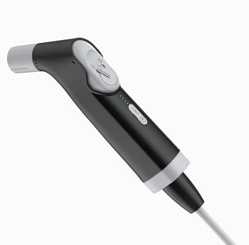 RGA Bidet de voyage électrique portable et rechargeable, pulvérisateur à pression douce pour salle de bain, voiture de camping-car et camping en plein air, mini nettoyant corporel (noir)