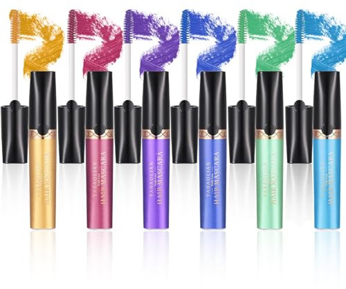 RoseFlower Haarkreide Set, 6 Farben Temporäre Haarkreide, Grün Auswaschbarer Haarfärbestift, Sofortige Haarkreidefarbe, Hair Chalk Fasching Haarfarbe Für Weihnachten Party
