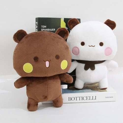 EIMZU 2pcs Bubu Dudu Kuscheltier, Bezauberndes Weiches Plüschtierkissen, Bär Panda Bubu Dudu Kuscheltier, Geburtstagsfeiergeschenke