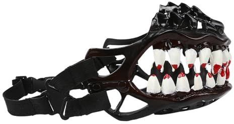 Disfraz De Perro Espeluznante con Dientes: Máscara De Mascota De Halloween, Accesorio para Perros De Perros | Atuendo De Halloween De Perro De Dientes