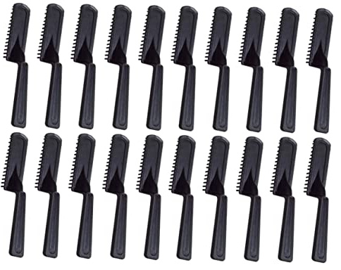 PACKOVE 20pezzi Spazzola Per Tinta Denti Larghi Spazzola Per Mèches e Colpi Sole Strumenti Realizzata in Avanzato Design Ergonomico Per Applicare Colore e Trattamenti Sui