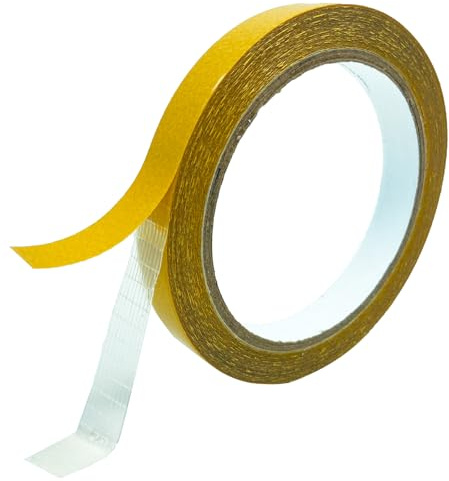 KAIHENG Doppelseitiges Stoffband, strapazierfähig, 2/4 Zoll x 33 Fuß Saumband für Hosen, kein Nähen, Bügeln, Saumband für Kleider, Jeans, Kleidung, Stoffe, Vorhänge, Kunst