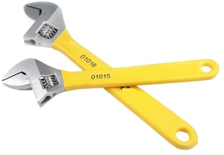 BDAYEK Chiave Regolabile Dado Universale Mini Piccolo Grande Chiave Inglese Regolabile Testa ganascia Strumento di Riparazione Auto(Stad01018-18in.x55mm)
