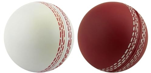 Cricketboll, PU-vindträningsbollar, Träningsbollar För Inomhussport Utomhus, Bärbar Swing Bounce Spin Träningsset, Cricketboll Med Skum Dekompression För Coaching Trädgårdsstrand Och Matchtränin