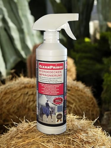 0,5 Liter CleanPrince Pferdedeckenimprägnierung Pferdedecken Imprägnierung gebrauchsfertig Imprägniermittel Fleckschutz Nässeschutz Wasserschutz