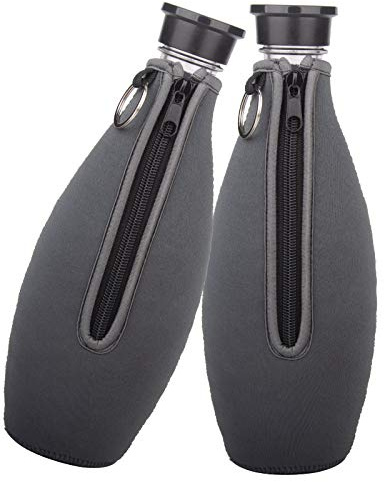 KXOYJAD Bottle Cover for SodaStream Glass Carafe, Neoprene Bottle Sleeve, Pack of 2