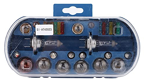 Gl¨¹hbirnen-Sicherungssatz Universal-Ersatzteile Aluminium 30-teilig H7 12V 55W Auto-Auto-Notlichtsicherungssatz