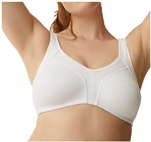 Naturana Reggiseno Minimser da Donna Soft Cup Minimizer, Bianco, 44C, Bianco