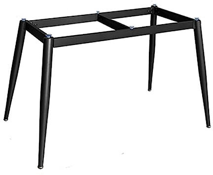 Möbelbeine Tischbeine Aus Metall, Möbelbein Für Küche, Esstisch, Rechteckige Tischbeine, Verstellbare Moderne Tischbasis, Esstischbein, Für Computertisch, Bürotisch, Höhe 72 Cm (10 (Schwarz 9..