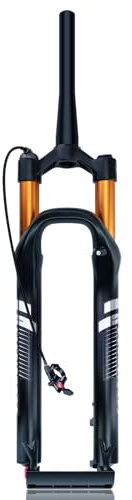 Horquilla De Suspensión para Bicicleta De Montaña 26/27.5/29in Viaje 120mm Horquilla De Aire Freno De Disco QR 9x100mm Bloqueo Manual/Remoto Horquilla Delantera 1-1/8''/1-1/2''(Tapered RL,27.5'')
